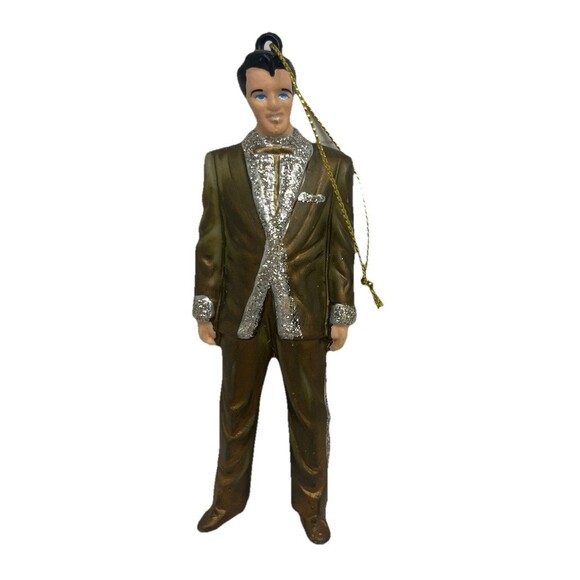 Kurt Alder Elvis Presley Vtg Christmas Ornament Collectible Signature Product 5” - Picture 1 of 7